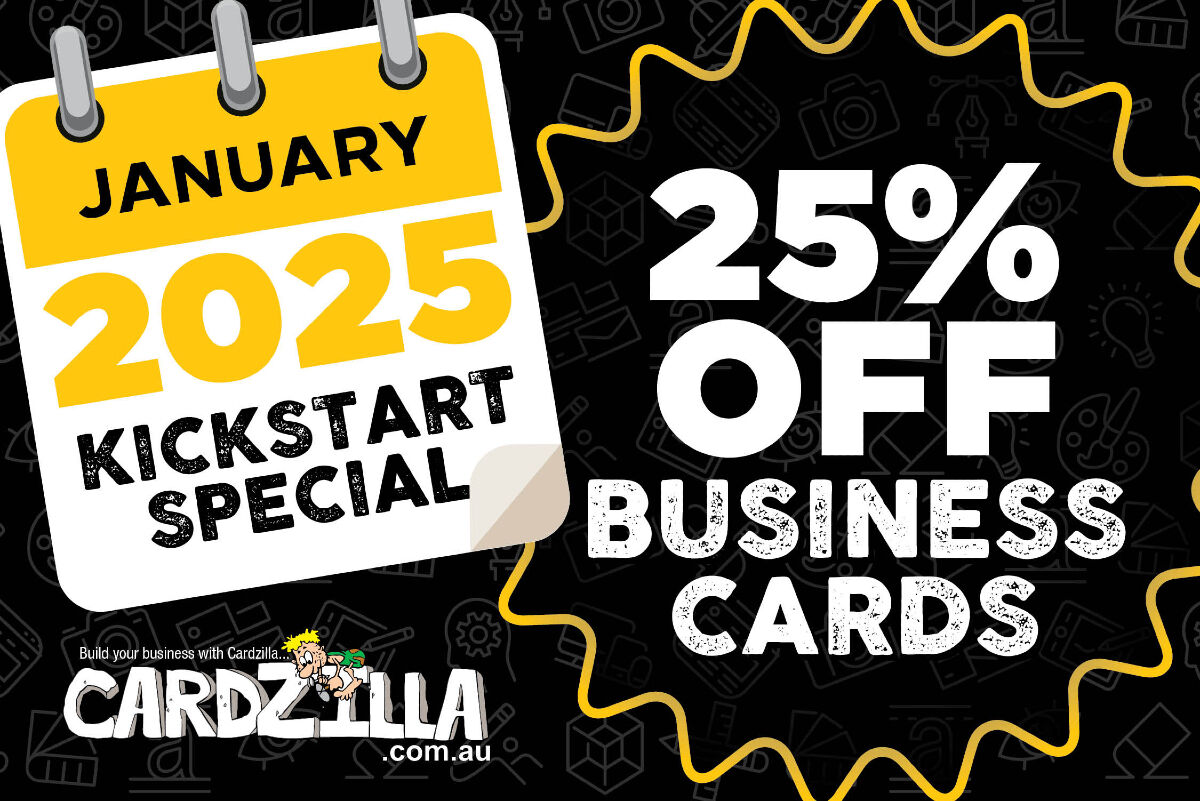 2025 January Sale Business Cards